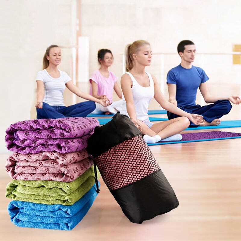 Couverture de serviette de couverture de tapis de Yoga antidérapant YOUGLE pour l'entraînement de Pilates d'exercice de forme physique 