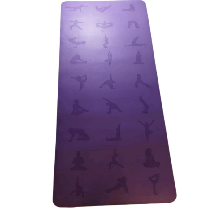 Tapis de yoga en caoutchouc naturel PU professionnel antidérapant studio de yoga dédié tapis de fitness mâle débutant yoga épaissi