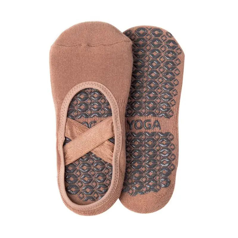 Stay Balanced and Comfortable with Our Ladies Anti-Slip Yoga Socks